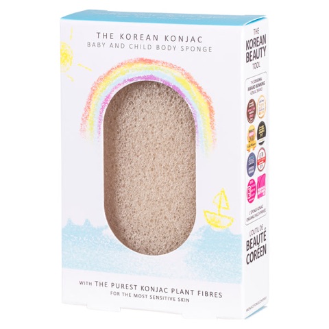 The Konjac Sponge Company Premium Konjac Baby and Child Bath Sponge
