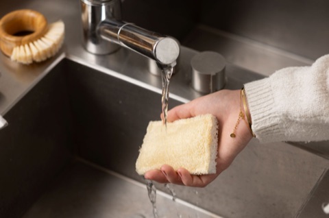Full Circle 100% Plastic-Free Loofah Scrubber Sponge